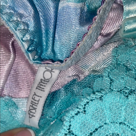 VTG Ashley Taylor SZ LG Floral Lace Camisole Top 1980s - Picture 3 of 5